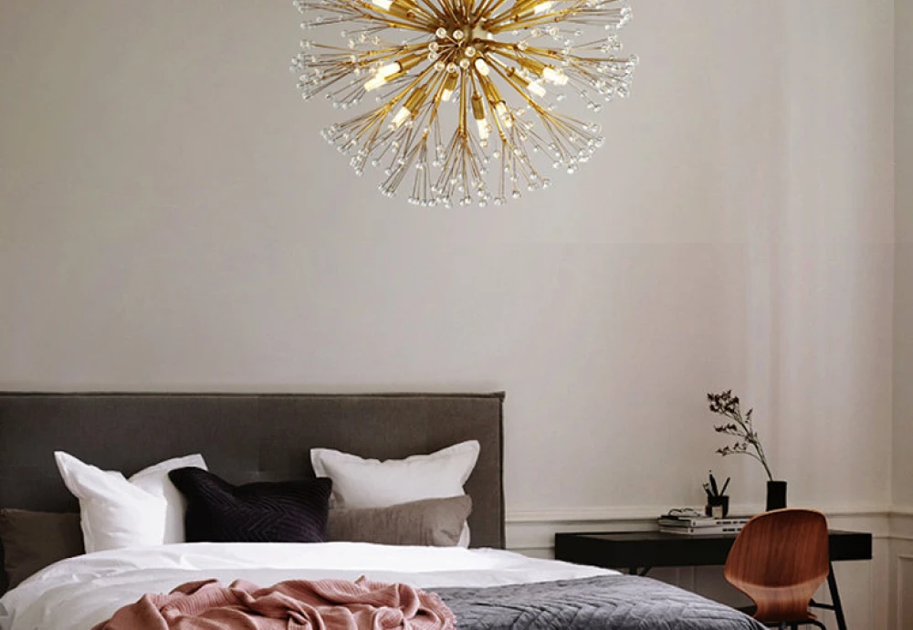 brass crystal chandelier